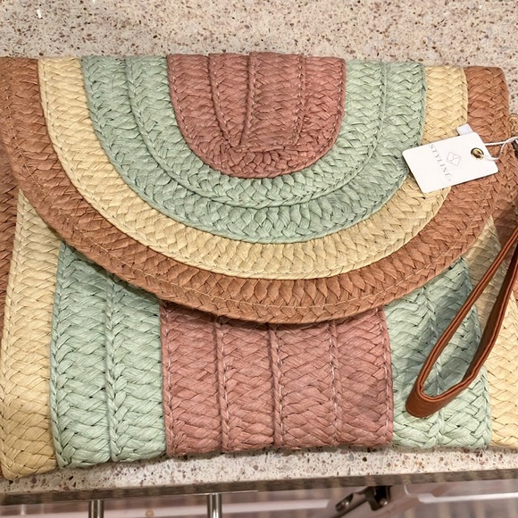 Ayla multicolored cross body and clutch NWT - Picture 3 of 7